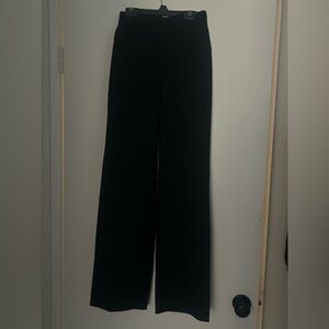 Aritzia Black Tailored Wide-Leg Trousers